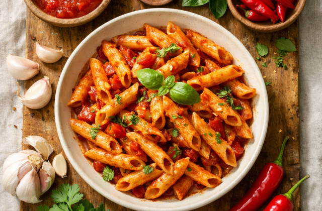 Penne arrabbiata