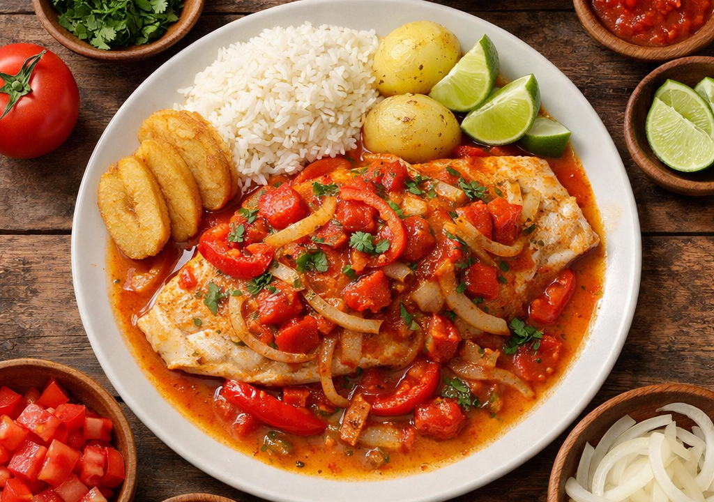 Pescado a la criolla