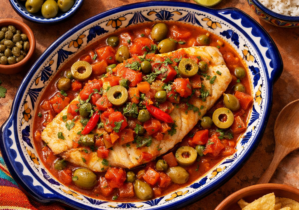 Pescado a la veracruzana