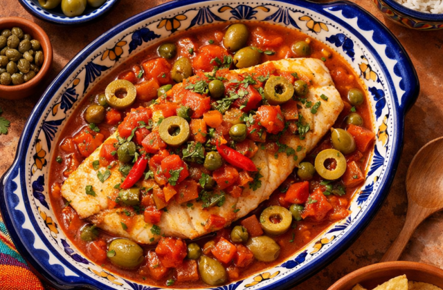 Pescado a la veracruzana