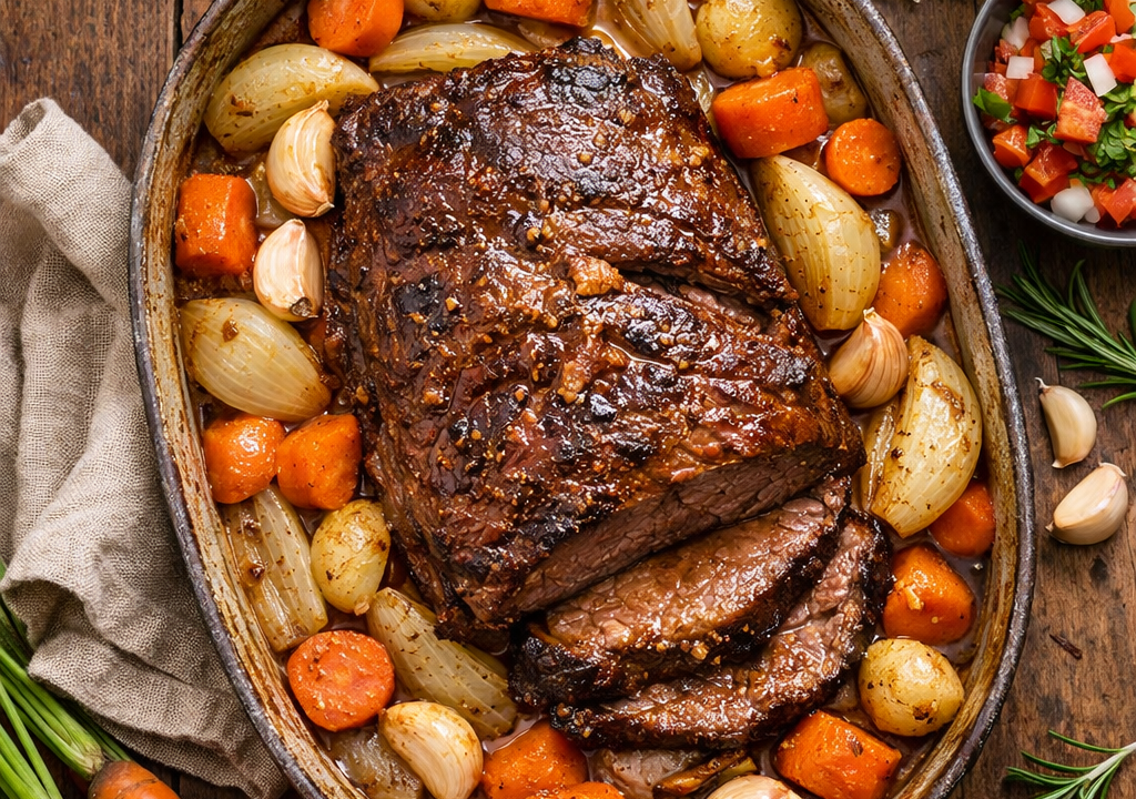 Plateada al horno
