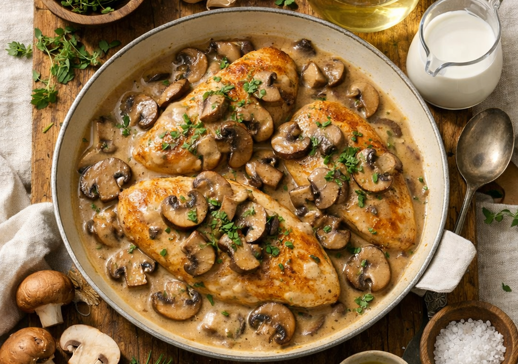Pollo al marsala