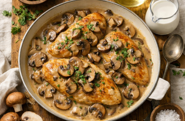 Pollo al marsala