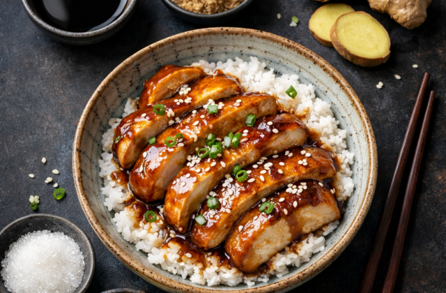 Pollo teriyaki