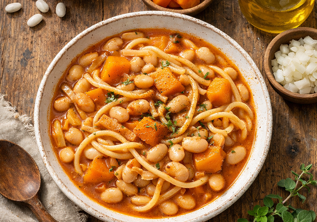 Porotos con riendas