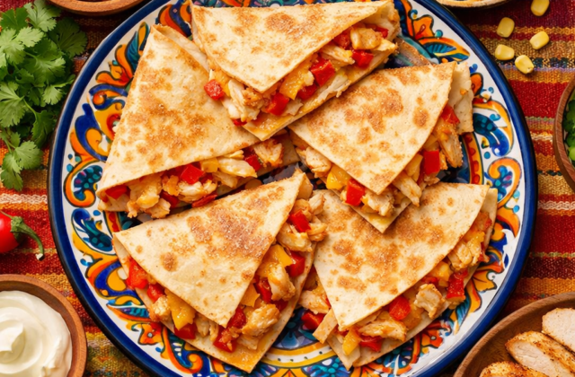 Quesadillas de pollo