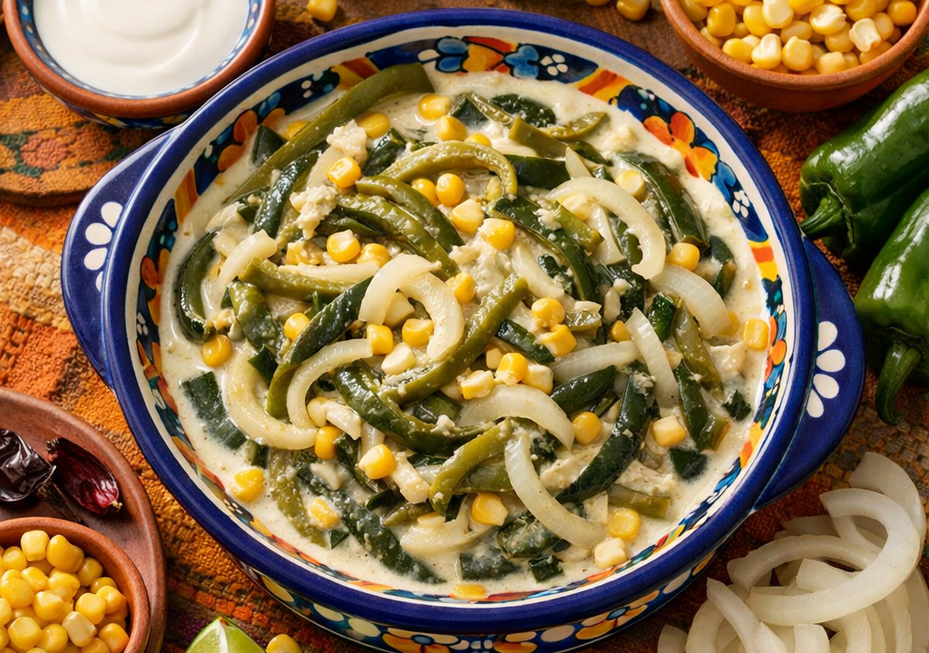 Rajas con crema