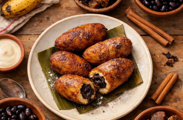 Rellenitos de plátano
