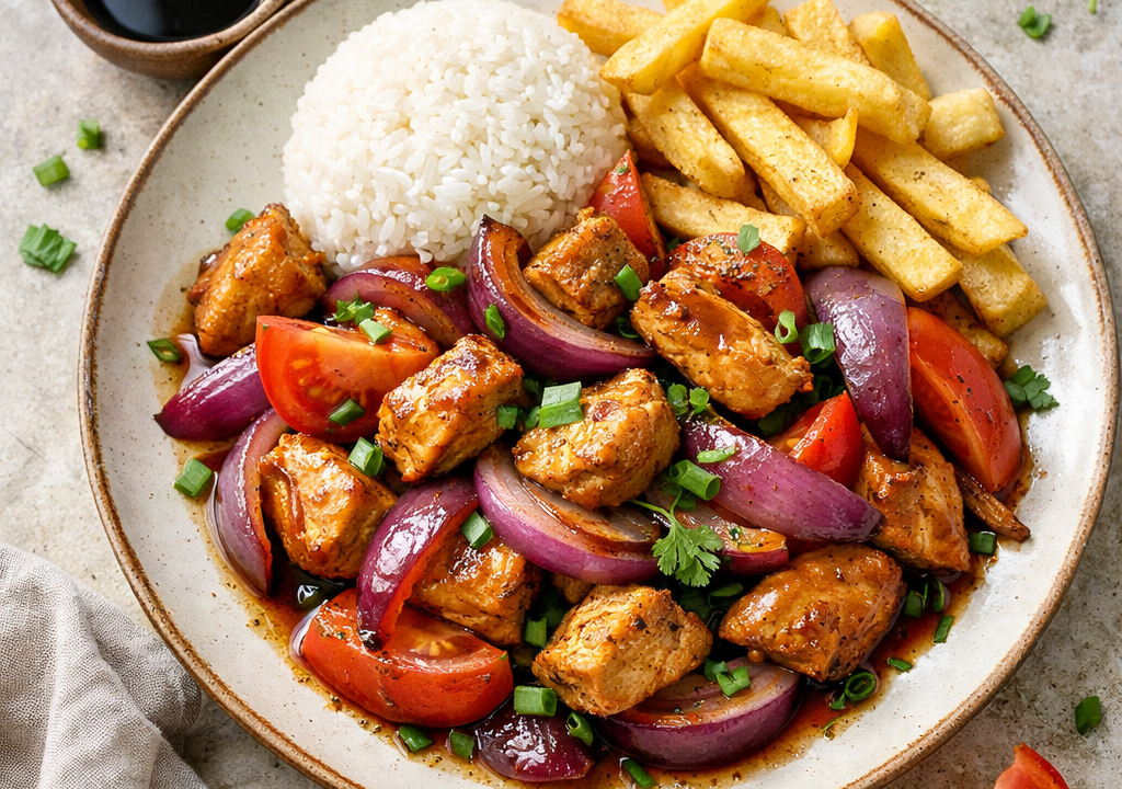 Saltado de pollo