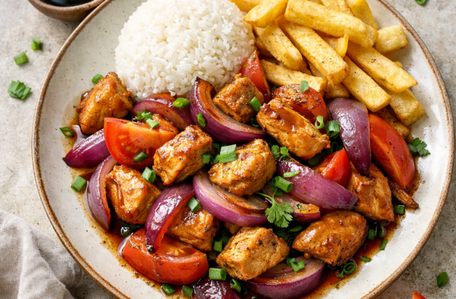 Saltado de pollo