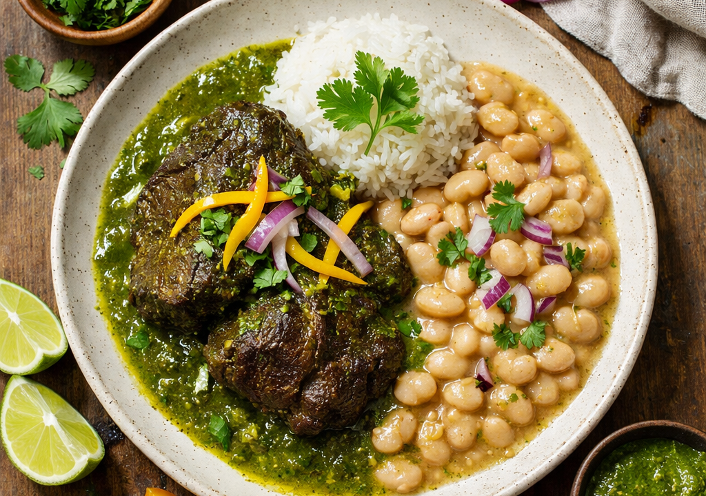 Seco de carne con frejoles