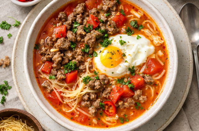 Sopa a la minuta