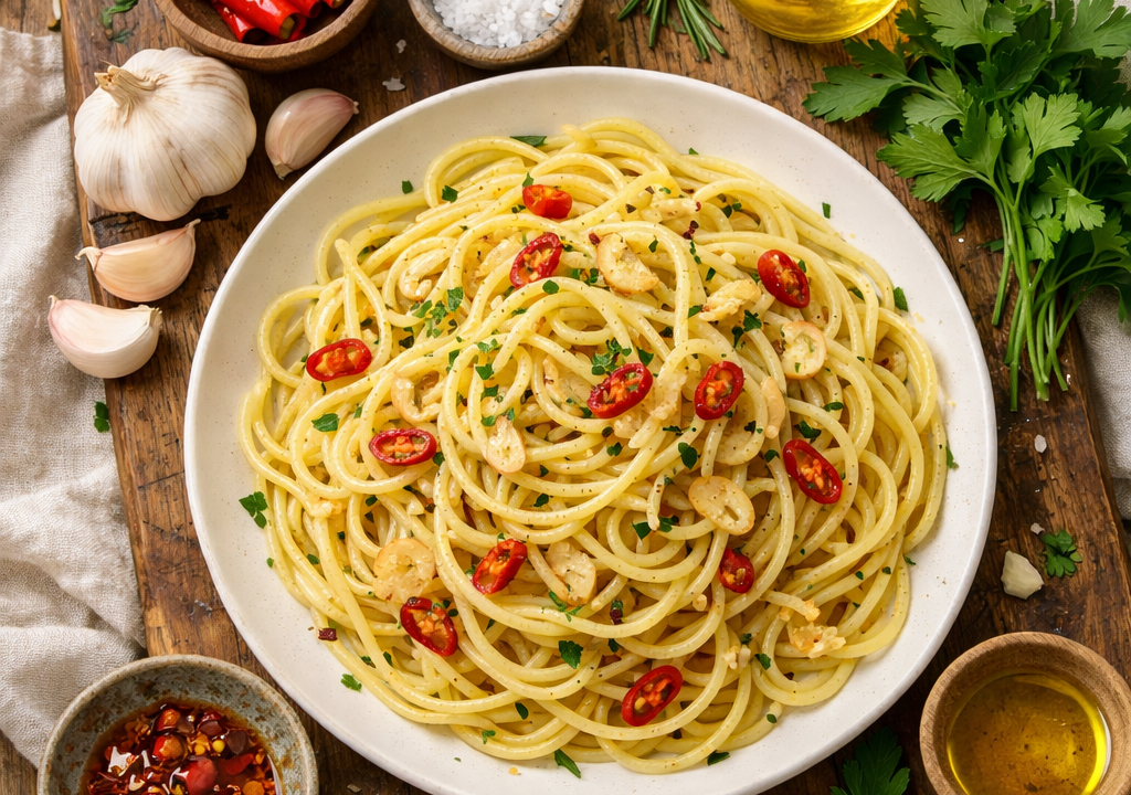 Spaghetti aglio e olio