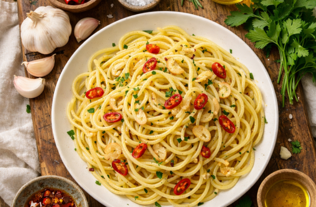 Spaghetti aglio e olio