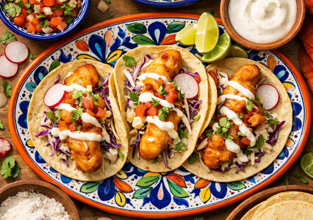 Tacos de pescado estilo Baja