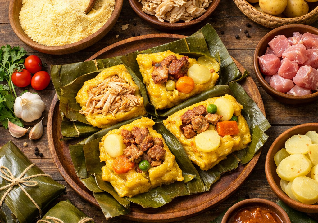 Tamales colombianos