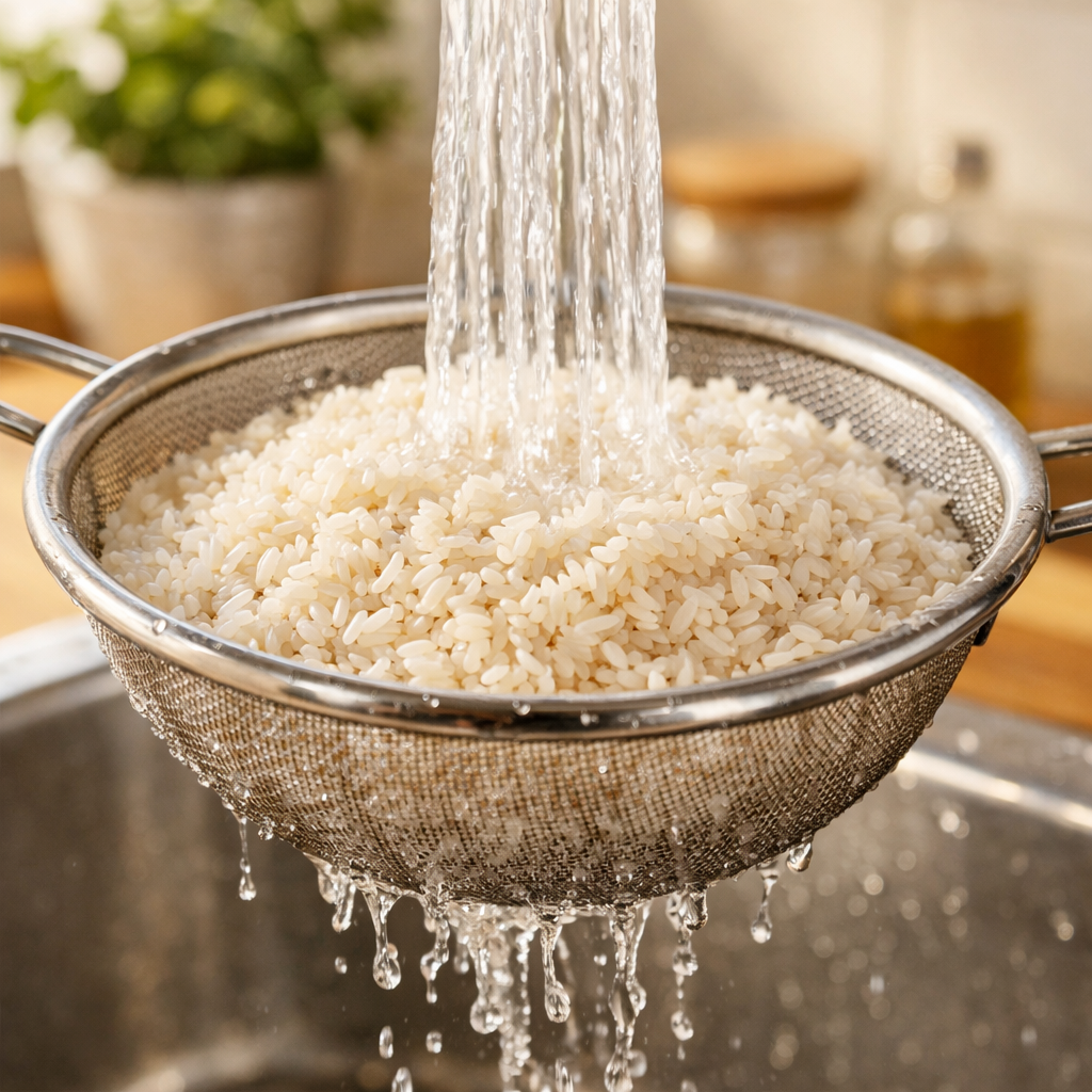 Cómo cocer arroz — paso 1