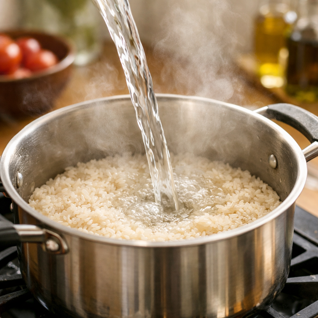 Cómo cocer arroz — paso 3