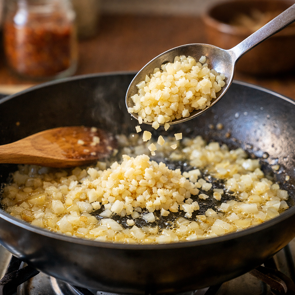 Cómo hacer un sofrito — paso 4
